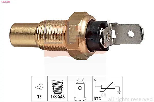Sensor, Kühlmitteltemperatur EPS 1.830.080