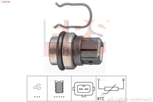 Sensor, Kühlmitteltemperatur EPS 1.830.086