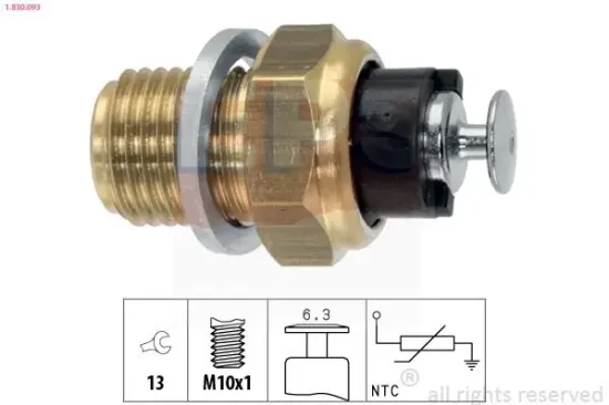 Sensor, Öltemperatur EPS 1.830.093 Bild Sensor, Öltemperatur EPS 1.830.093