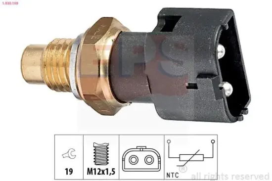 Sensor, Kühlmitteltemperatur EPS 1.830.109 Bild Sensor, Kühlmitteltemperatur EPS 1.830.109