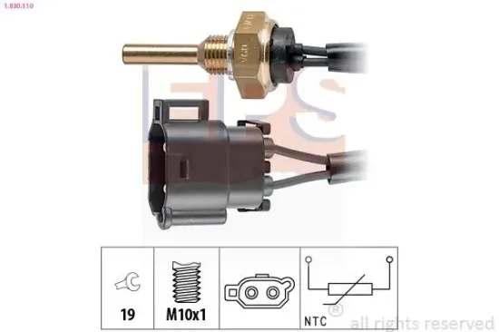 Sensor, Kühlmitteltemperatur EPS 1.830.110 Bild Sensor, Kühlmitteltemperatur EPS 1.830.110