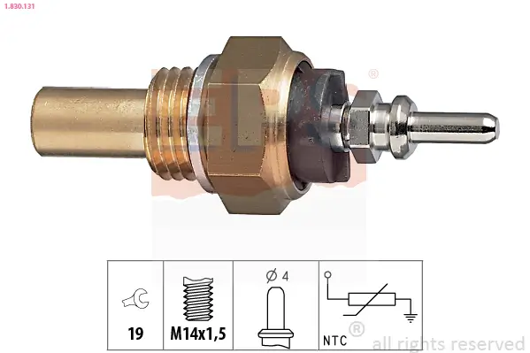 Sensor, Kühlmitteltemperatur EPS 1.830.131