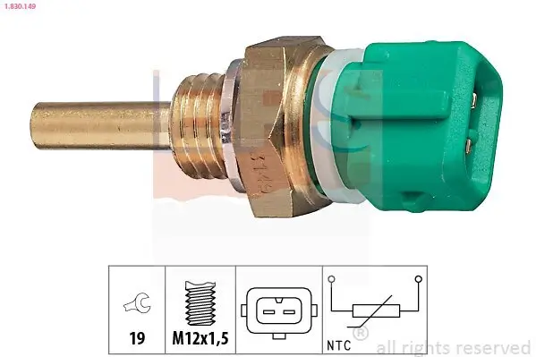 Sensor, Kühlmitteltemperatur EPS 1.830.149