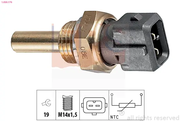 Sensor, Kühlmitteltemperatur EPS 1.830.176