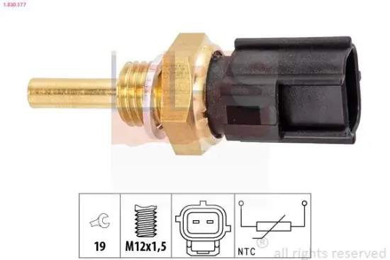 Sensor, Öltemperatur EPS 1.830.177 Bild Sensor, Öltemperatur EPS 1.830.177