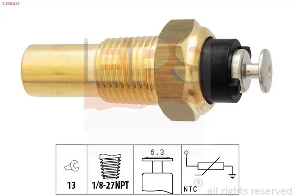 Sensor, Kühlmitteltemperatur EPS 1.830.235