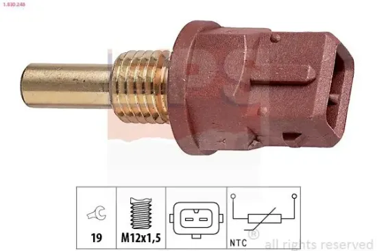 Sensor, Öltemperatur EPS 1.830.248 Bild Sensor, Öltemperatur EPS 1.830.248