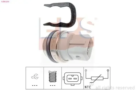 Sensor, Kühlmitteltemperatur EPS 1.830.254 Bild Sensor, Kühlmitteltemperatur EPS 1.830.254