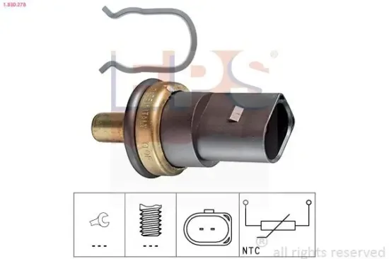 Sensor, Kühlmitteltemperatur EPS 1.830.278 Bild Sensor, Kühlmitteltemperatur EPS 1.830.278