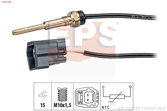 Sensor, Kühlmitteltemperatur EPS 1.830.289 Bild Sensor, Kühlmitteltemperatur EPS 1.830.289