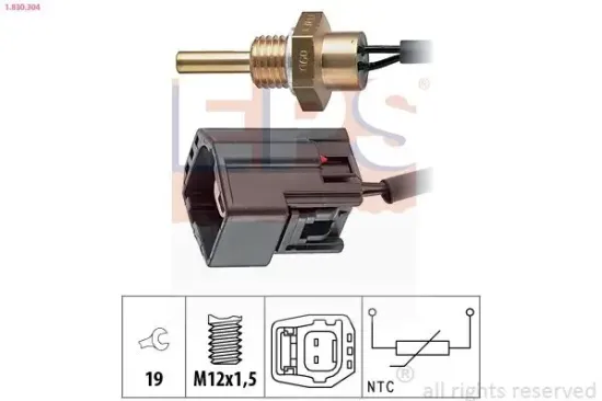 Sensor, Kühlmitteltemperatur EPS 1.830.304 Bild Sensor, Kühlmitteltemperatur EPS 1.830.304