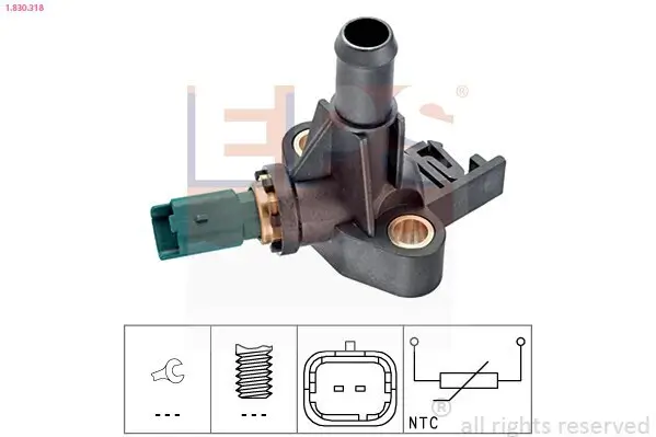 Sensor, Kühlmitteltemperatur EPS 1.830.318
