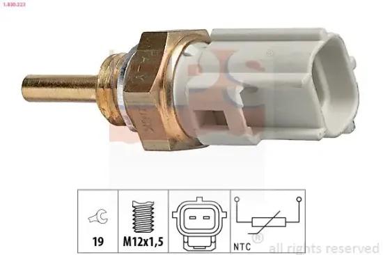 Sensor, Kühlmitteltemperatur EPS 1.830.323 Bild Sensor, Kühlmitteltemperatur EPS 1.830.323