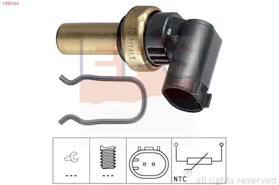 Sensor, Kühlmitteltemperatur EPS 1.830.324 Bild Sensor, Kühlmitteltemperatur EPS 1.830.324