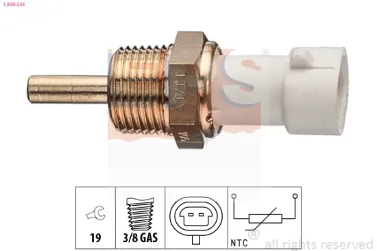 Sensor, Kühlmitteltemperatur EPS 1.830.335 Bild Sensor, Kühlmitteltemperatur EPS 1.830.335