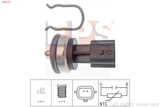 Sensor, Kühlmitteltemperatur EPS 1.830.337 Bild Sensor, Kühlmitteltemperatur EPS 1.830.337