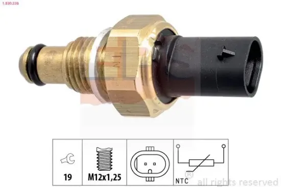 Sensor, Kraftstofftemperatur EPS 1.830.338 Bild Sensor, Kraftstofftemperatur EPS 1.830.338