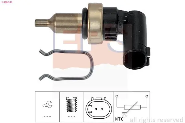 Sensor, Kühlmitteltemperatur EPS 1.830.343