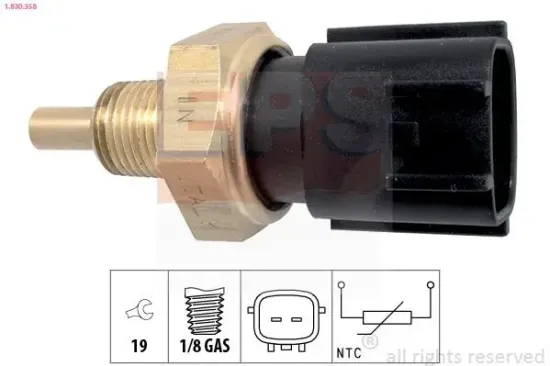 Sensor, Öltemperatur EPS 1.830.358 Bild Sensor, Öltemperatur EPS 1.830.358