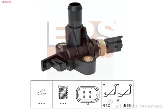 Sensor, Kühlmitteltemperatur EPS 1.830.359 Bild Sensor, Kühlmitteltemperatur EPS 1.830.359