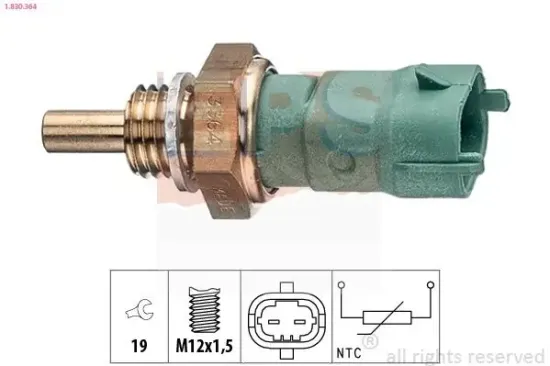 Sensor, Kraftstofftemperatur EPS 1.830.364 Bild Sensor, Kraftstofftemperatur EPS 1.830.364