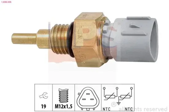 Sensor, Kühlmitteltemperatur EPS 1.830.368 Bild Sensor, Kühlmitteltemperatur EPS 1.830.368