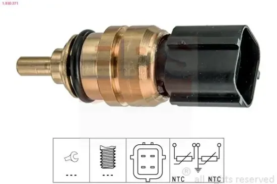 Sensor, Kühlmitteltemperatur EPS 1.830.371 Bild Sensor, Kühlmitteltemperatur EPS 1.830.371