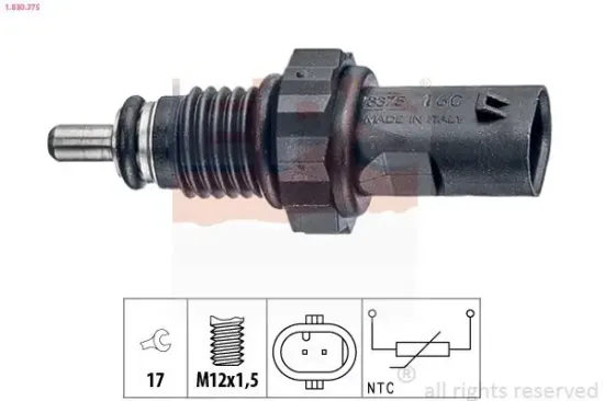 Sensor, Kühlmitteltemperatur EPS 1.830.375 Bild Sensor, Kühlmitteltemperatur EPS 1.830.375