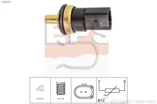 Sensor, Kraftstofftemperatur EPS 1.830.376 Bild Sensor, Kraftstofftemperatur EPS 1.830.376