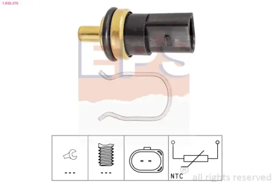 Sensor, Kühlmitteltemperatur EPS 1.830.376 Bild Sensor, Kühlmitteltemperatur EPS 1.830.376