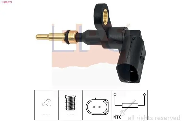 Sensor, Kühlmitteltemperatur EPS 1.830.377