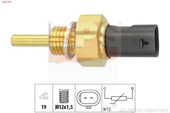 Sensor, Kühlmitteltemperatur EPS 1.830.379 Bild Sensor, Kühlmitteltemperatur EPS 1.830.379