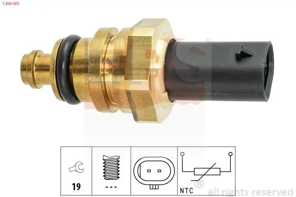 Sensor, Kühlmitteltemperatur EPS 1.830.401