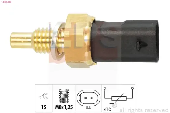 Sensor, Kühlmitteltemperatur EPS 1.830.403 Bild Sensor, Kühlmitteltemperatur EPS 1.830.403
