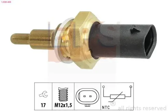 Sensor, Kühlmitteltemperatur EPS 1.830.405 Bild Sensor, Kühlmitteltemperatur EPS 1.830.405