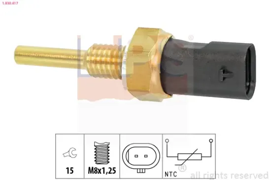 Sensor, Kühlmitteltemperatur EPS 1.830.417 Bild Sensor, Kühlmitteltemperatur EPS 1.830.417