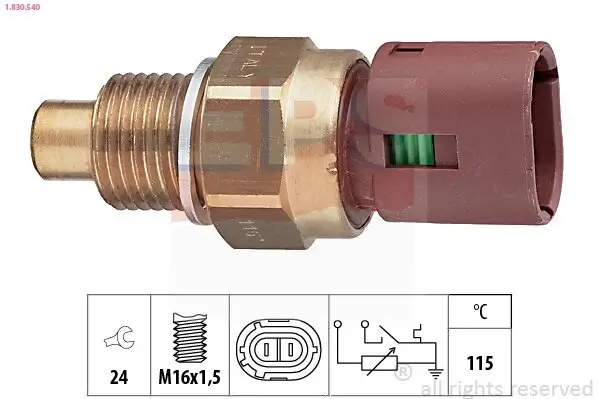 Sensor, Kühlmitteltemperatur EPS 1.830.540