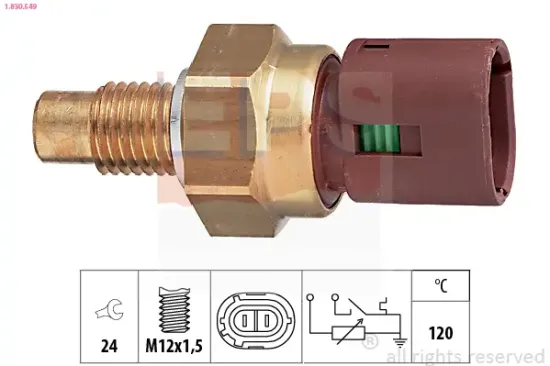 Sensor, Kühlmitteltemperatur EPS 1.830.549 Bild Sensor, Kühlmitteltemperatur EPS 1.830.549