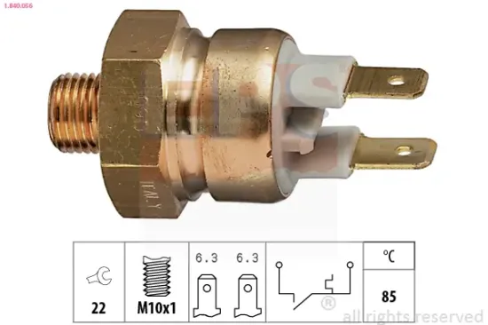 Temperaturschalter, Kühlmittelwarnlampe EPS 1.840.056 Bild Temperaturschalter, Kühlmittelwarnlampe EPS 1.840.056
