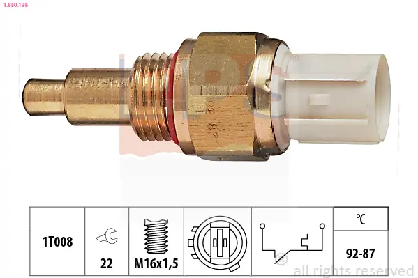 Temperaturschalter, Kühlerlüfter EPS 1.850.138