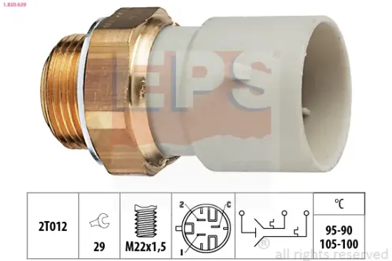 Temperaturschalter, Kühlerlüfter EPS 1.850.639 Bild Temperaturschalter, Kühlerlüfter EPS 1.850.639