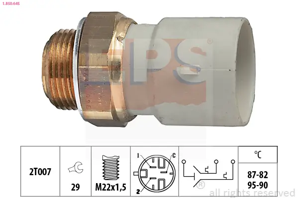 Temperaturschalter, Kühlerlüfter EPS 1.850.645