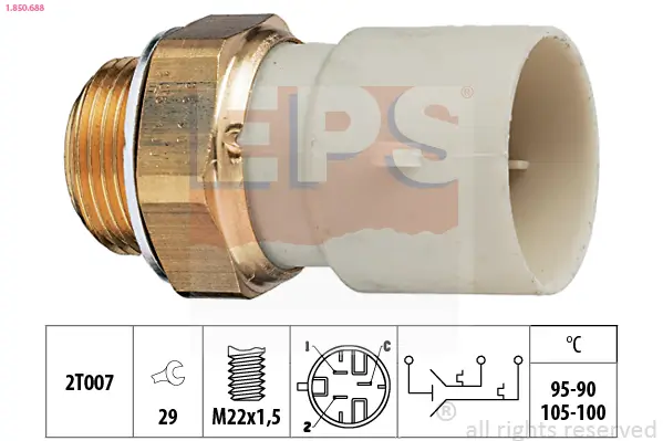 Temperaturschalter, Kühlerlüfter EPS 1.850.688