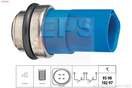 Temperaturschalter, Kühlerlüfter EPS 1.850.692 Bild Temperaturschalter, Kühlerlüfter EPS 1.850.692