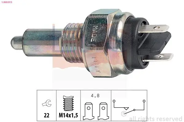 Schalter, Rückfahrleuchte EPS 1.860.015