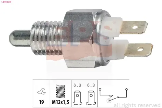Schalter, Rückfahrleuchte EPS 1.860.029 Bild Schalter, Rückfahrleuchte EPS 1.860.029