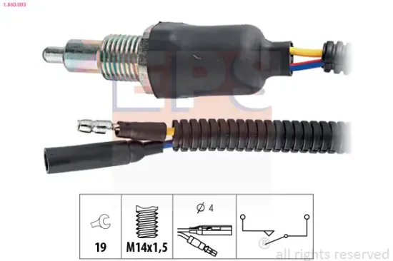 Schalter, Rückfahrleuchte EPS 1.860.093 Bild Schalter, Rückfahrleuchte EPS 1.860.093