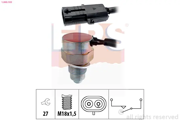 Schalter, Rückfahrleuchte EPS 1.860.103