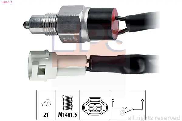 Schalter, Rückfahrleuchte EPS 1.860.119