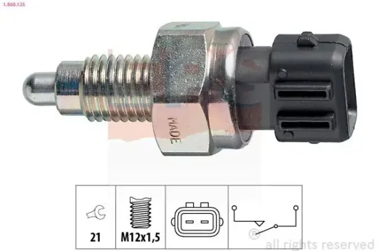 Schalter, Rückfahrleuchte EPS 1.860.125 Bild Schalter, Rückfahrleuchte EPS 1.860.125